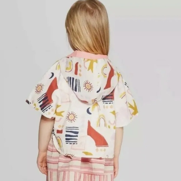 Genuine Kids OshKosh Toddler Girls Reversible Poncho size 3T - Picture 2 of 7